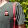 Maison Ghibli Broche cannetille Masque de San - Princesse Mononoké