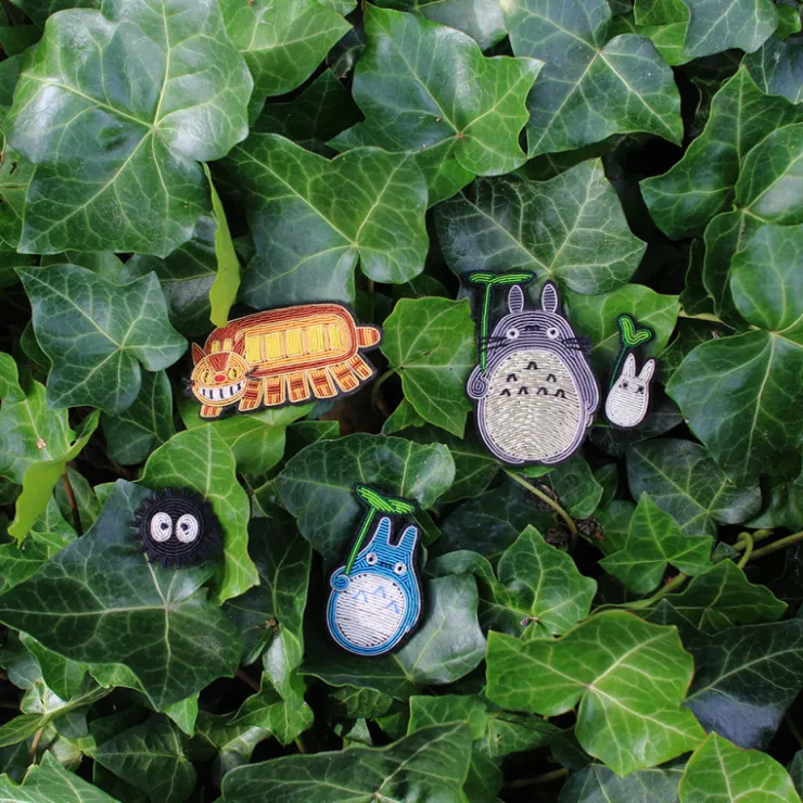 Maison Ghibli Broche Cannetille Totoro bleu - Mon voisin Totoro