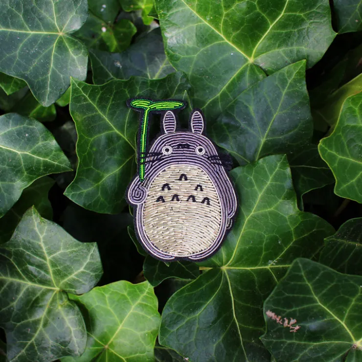 Maison Ghibli Broche Cannetille Totoro gris - Mon Voisin Totoro