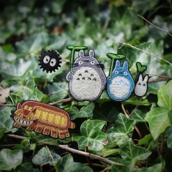 Maison Ghibli Broche Cannetille Totoro gris - Mon Voisin Totoro