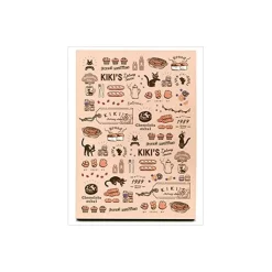 Maison Ghibli Cahier Jiji Tea Time - Kiki la petite sorcière