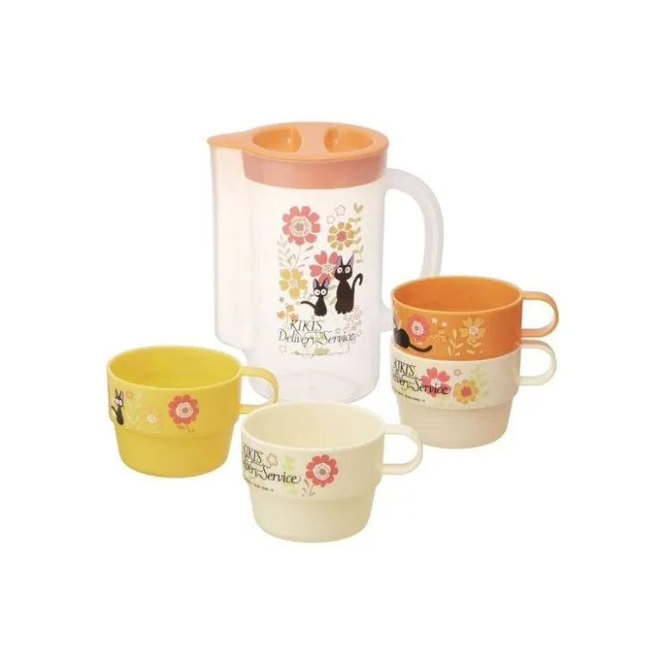 Maison Ghibli Carafe Et 4 Tasses Kiki Marguerite - Kiki la petite sorcière