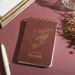 Maison Ghibli Carnet à spirales gauffré 11,5×7,2cm Totoro Volant - Mon Voisin Totor