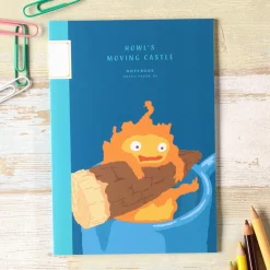 Maison Ghibli Carnet de notes B6 Calcifer - Le Château ambulant