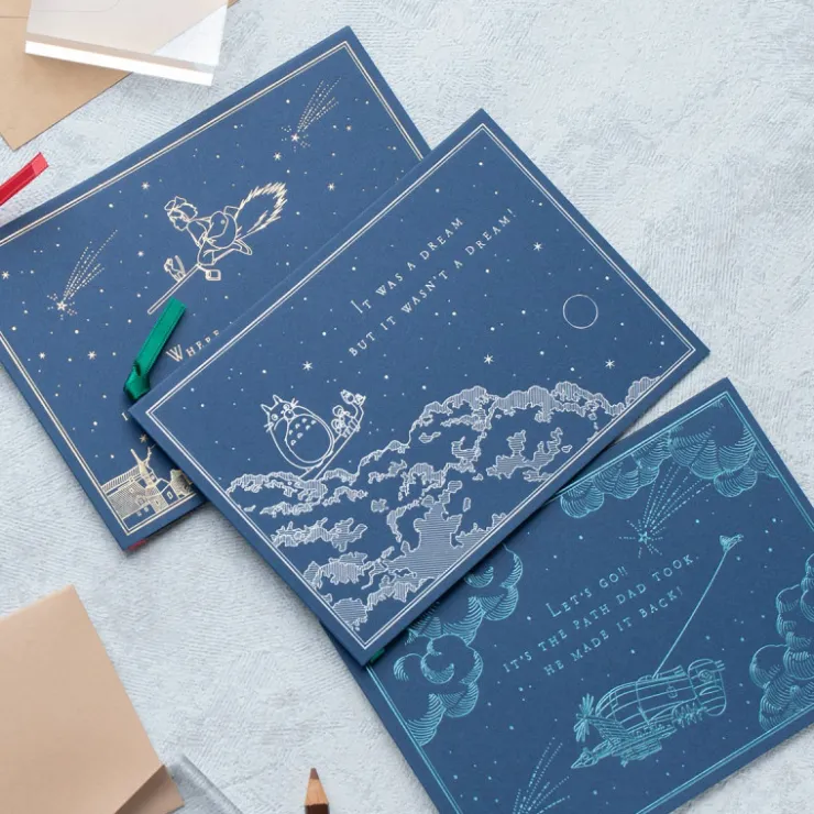 Maison Ghibli Carte de vœux - Le Château dans le ciel