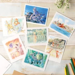 Maison Ghibli Carte de vœux aquarelle 24 x 15,8 cm Aburaya - Le Voyage de Chihiro