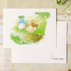 Maison Ghibli Carte de vœux aquarelle 24 x 15,8 cm Été - Mon Voisin Totoro