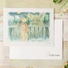 Maison Ghibli Carte de vœux aquarelle 24 x 15,8 cm Chihiro - Le Voyage de Chihiro