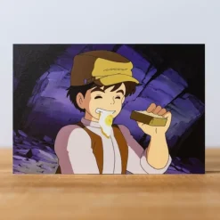 Maison Ghibli Carte Postale Pazu Goûter - Le Château dans le ciel