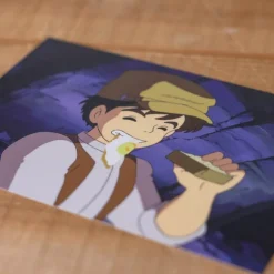 Maison Ghibli Carte Postale Pazu Goûter - Le Château dans le ciel