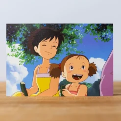 Maison Ghibli Carte Postale Satsuki & Mei Goûter - Mon Voisin Totoro