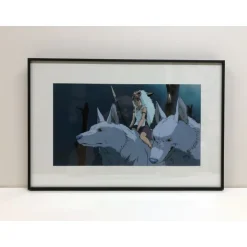 Maison Ghibli CELLULOID D'ART SAN ET SES FRÈRES LOUPS - STUDIO GHIBLI