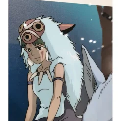 Maison Ghibli CELLULOID D'ART SAN ET SES FRÈRES LOUPS - STUDIO GHIBLI