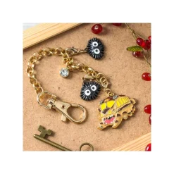 Maison Ghibli Chaînette Charms Chatbus & Noiraude - Mon Voisin Totoro