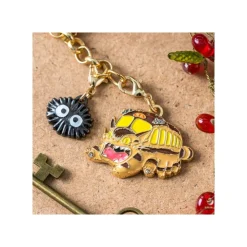 Maison Ghibli Chaînette Charms Chatbus & Noiraude - Mon Voisin Totoro