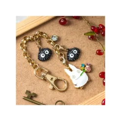 Maison Ghibli Chaînette Charms Totoro Blanc & Fruits - Mon Voisin Totoro