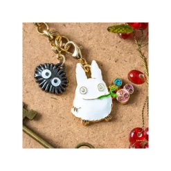 Maison Ghibli Chaînette Charms Totoro Blanc & Fruits - Mon Voisin Totoro