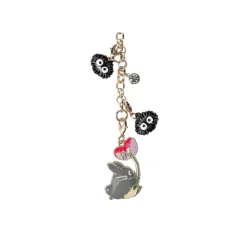 Maison Ghibli Chaînette Charms Totoro Gris & Fleur - Mon Voisin Totoro