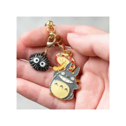 Maison Ghibli Chaînette Charms Totoro Gris & Fleur - Mon Voisin Totoro