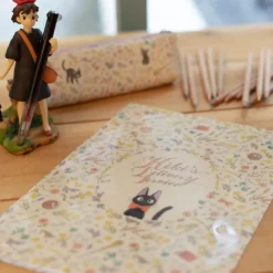 Maison Ghibli Chemise A4 avec 3 rabats Fleurs - Kiki la petite sorcière