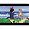 Maison Ghibli Chemise A4 Kiki & Tombo au bord de la mer - Kiki la petite sorcière