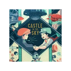 Maison Ghibli Chemise Art Déco A4 - Le Château dans le ciel
