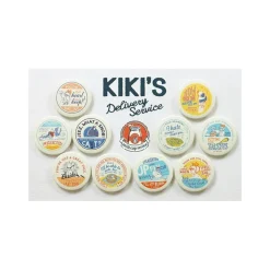 Maison Ghibli Collection de badges vintage 10 PCS - Kiki la petite sorcière