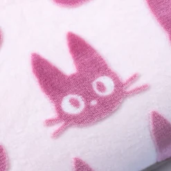 Maison Ghibli Coussin brique moiré Jiji silhouette   - Kiki la petite sorcière