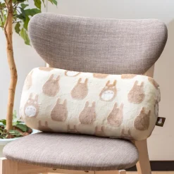Maison Ghibli Coussin brique moiré Totoro silhouette - Mon Voisin Totoro
