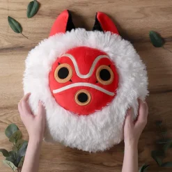 Maison Ghibli Coussin Nakayoshi Masque de San - Princesse Mononoké