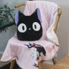 Maison Ghibli Couverture coussin Jiji - Kiki la petite sorcière
