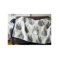 Maison Ghibli Couverture Silhouette Totoro Gris 100x140 cm - Mon Voisin Totoro
