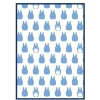 Maison Ghibli Couverture Silhouette Totoro Bleu 100x140 cm - Mon Voisin Totoro