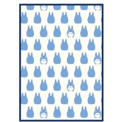 Maison Ghibli Couverture Silhouette Totoro Bleu 100x140 cm - Mon Voisin Totoro