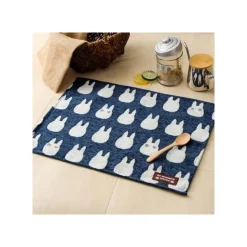 Maison Ghibli Dessous de table Silhouette Totoro Blanc - Mon Voisin Totoro