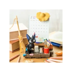 Maison Ghibli Diorama Jiji Chevalet et calendrier - Kiki la petite sorcière