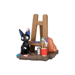 Maison Ghibli Diorama Jiji Chevalet et calendrier - Kiki la petite sorcière