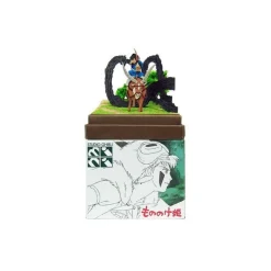 Maison Ghibli Diorama papier Ashitaka en forêt - Princesse Mononoké