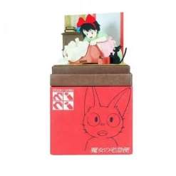 Maison Ghibli Diorama papier Kiki s’envole - Kiki la petite sorcière