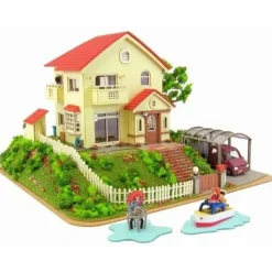Maison Ghibli Diorama papier Maison de Sosuke & Ponyo - Ponyo sur la falaise