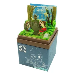 Maison Ghibli Diorama papier Sheeta & Pazu avec Robot Soldat - Le Château dans le c