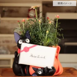 Maison Ghibli Diorama Planter Jiji et sacoche - Kiki la petite sorcière