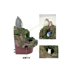 Maison Ghibli Diorama Totoro & Mei Jouent Dans La Rivière - Mon Voisin Totoro