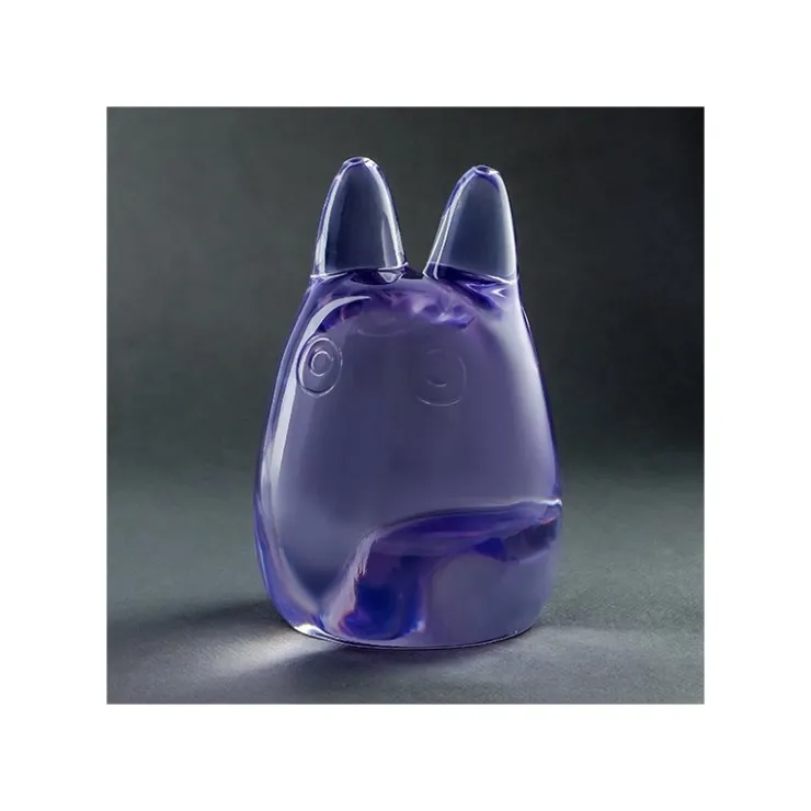 Maison Ghibli Figurine Cristal Pourpre Totoro Blanc - Mon Voisin Totoro