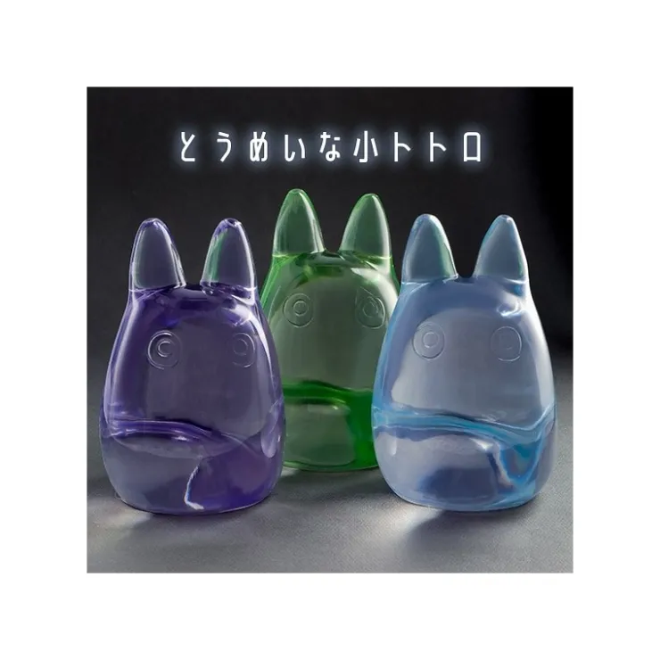 Maison Ghibli Figurine Cristal Pourpre Totoro Blanc - Mon Voisin Totoro