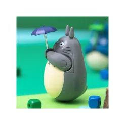 Maison Ghibli Figurine Culbuto Totoro Gris Parapluie - Mon Voisin Totoro