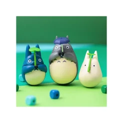 Maison Ghibli Figurine Culbuto Totoro Gris Parapluie - Mon Voisin Totoro
