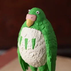 Maison Ghibli Figurine Perruche Verte - Le Garçon et le Héron