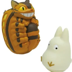 Maison Ghibli Figurines Culbuto Totoro Blanc & Chatbus - Mon Voisin Totoro