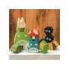Maison Ghibli Figurines en bois Totoro et Noiraudes - Mon Voisin Totoro